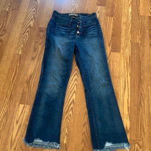 Point sur denim blue jeans button up size 26